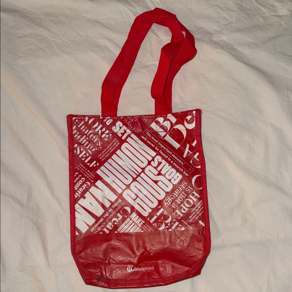 lululemon athletica Bold Red Graphic Tote